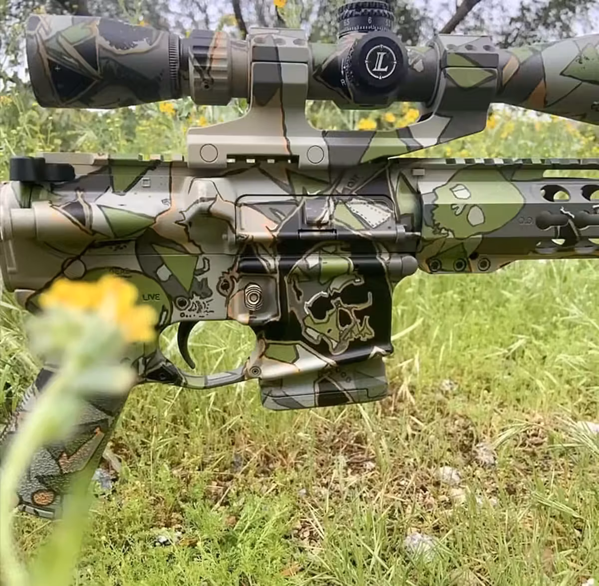 Carnimore custom work displaying precision craftsmanship and Duracoat finishing by Arizona firearms specialist