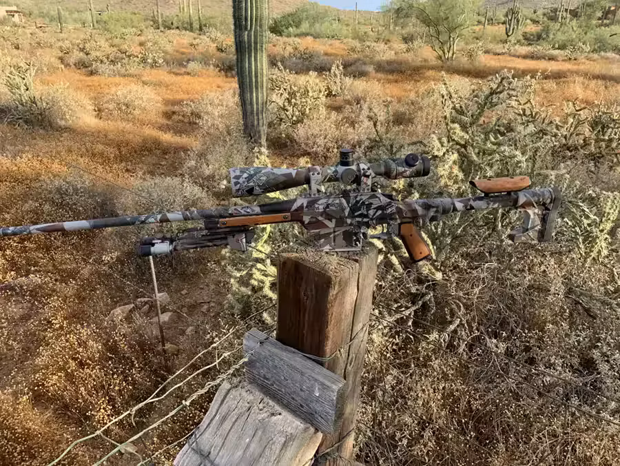Carnimore custom work displaying precision craftsmanship and Duracoat finishing by Arizona firearms specialist