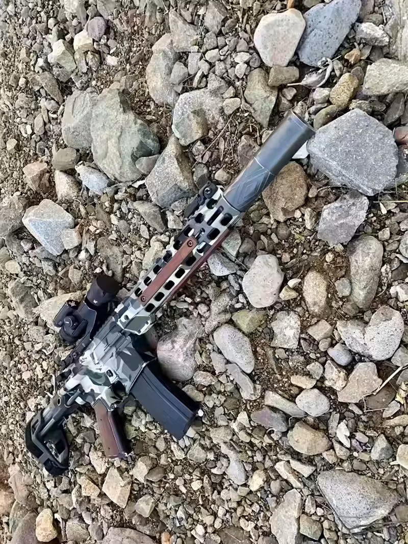 Carnimore custom work displaying precision craftsmanship and Duracoat finishing by Arizona firearms specialist