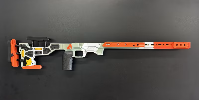 Custom camouflage firearm coating