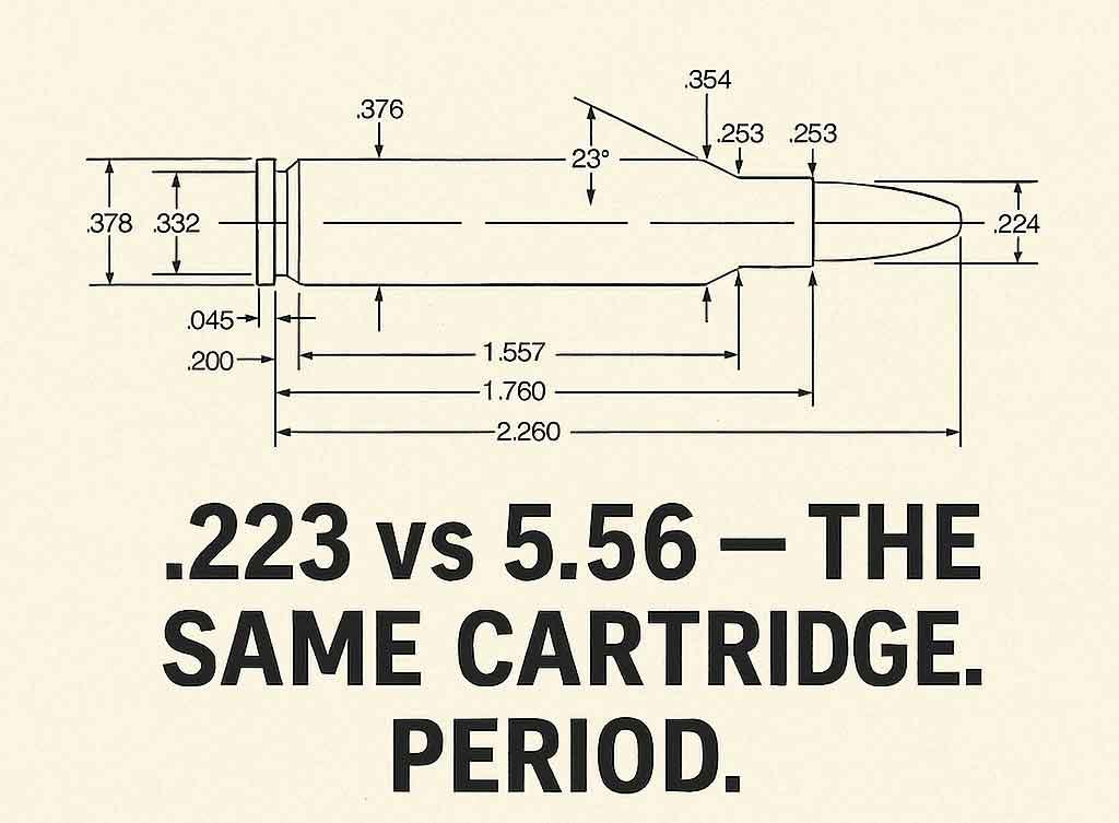 223 vs 5.56: The Urban Legend That Refuses to Die