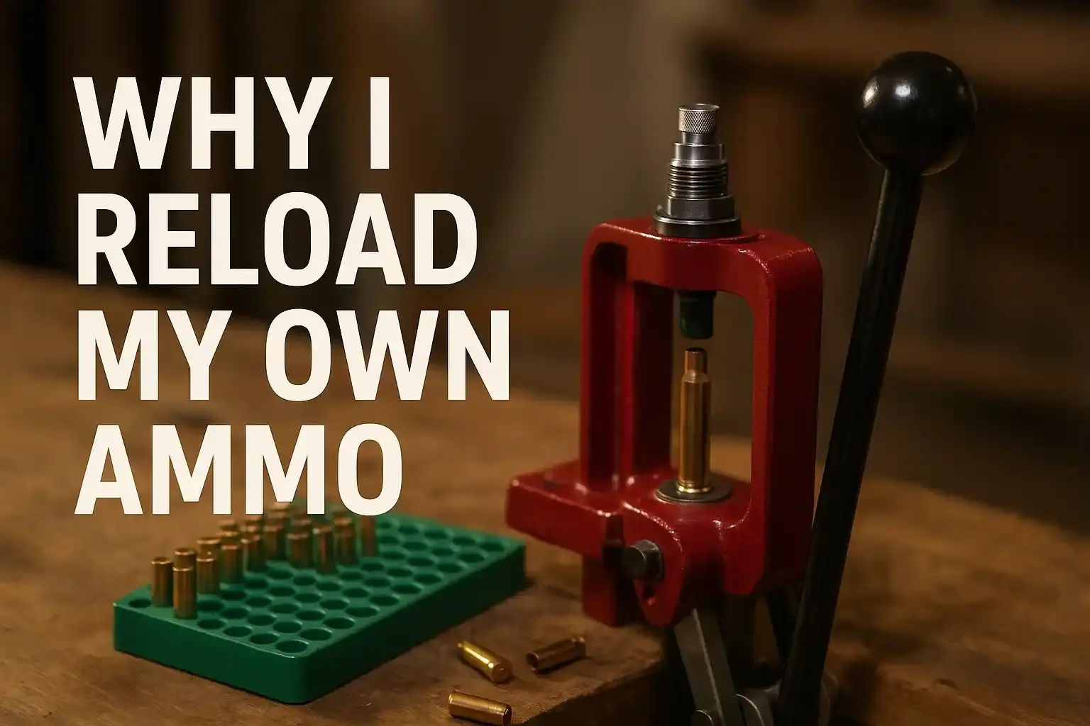 Why I Reload My Own Ammo