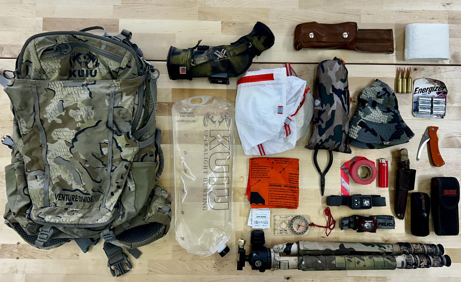 What's in my Pack- hunting