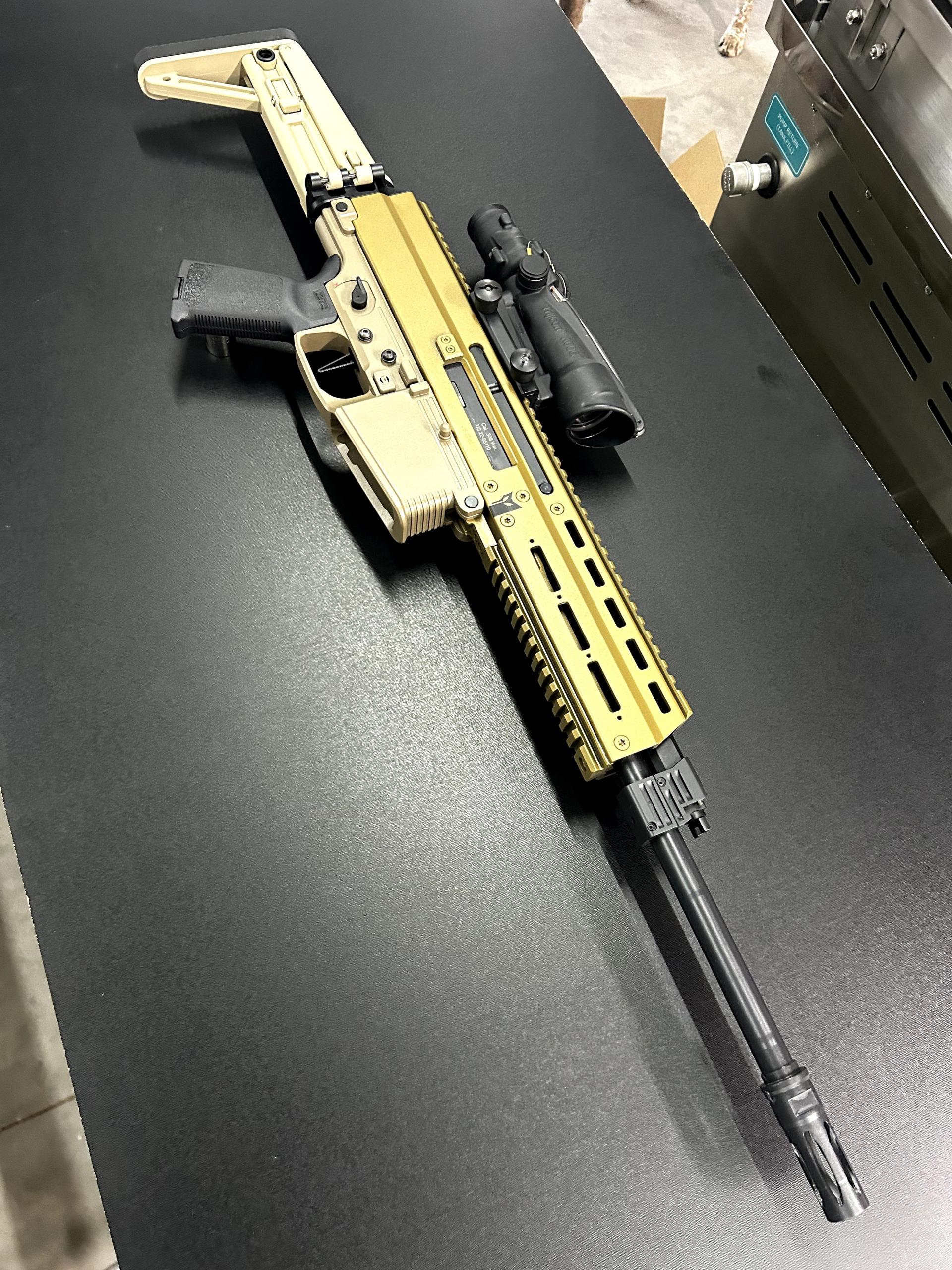 Professional solid color firearm coating